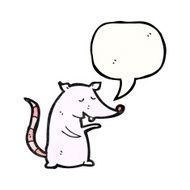 cartoon talking lab rat N2