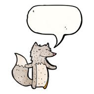 Cartoon Wolf N129