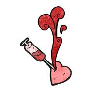 blood drained heart symbol N2