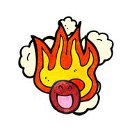 burning face symbol N3
