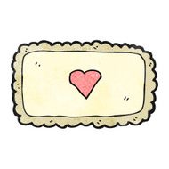 caroon love heart label N2