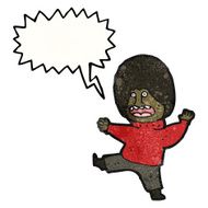 cartoon karate kicking man N2