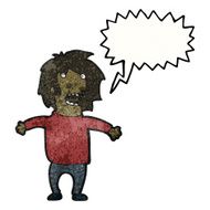 Cartoon Man Panicking N75