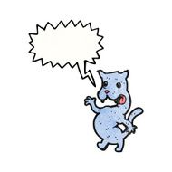 hissing cartoon cat N2