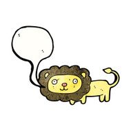 Cartoon Lion N131