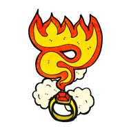 flaming ring cartoon N2