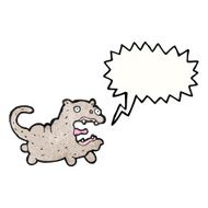 cat with speech bubble cartoon N6