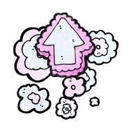 decorative arrow cartoon N14