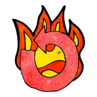 Flaming Arrow Cartoon N8
