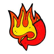 Flaming Arrow Cartoon N9