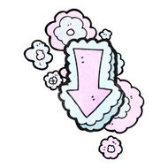 decorative arrow cartoon N22