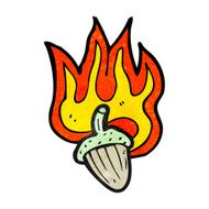 burning acorn symbol N2
