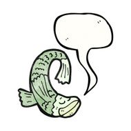 cartoon talking fish N10
