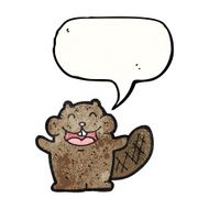 happy beaver cartoon N2