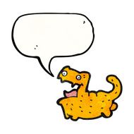funny cartoon cat with speech bubble N39