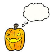 cartoon spooky pumpkin N26
