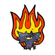 spooky halloween bat cartoon N11