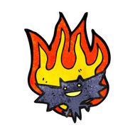 spooky halloween bat cartoon N12