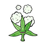 marijuana leaf cartoon character N2