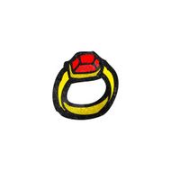 Cartoon Ruby Ring N15