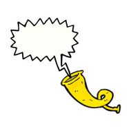 cartoon brass horn N4