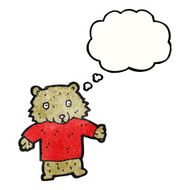 cartoon bear in tee N6