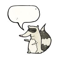 Cartoon Raccoon N31