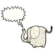 cartoon trumpeting elephant N2