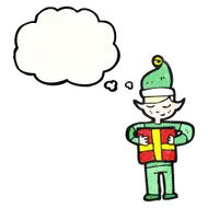 Cartoon Christmas Elf N114