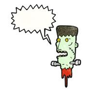 frankensteins monster head cartoon