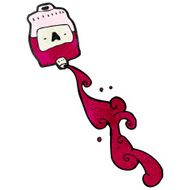 medical blood bag cartoon N7