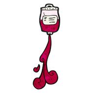 medical blood bag cartoon N9