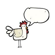 Cartoon Chicken N116
