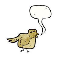 singing bird cartoon N17