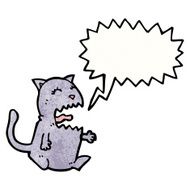 meowing cat cartoon N4