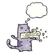 burping cat cartoon N18