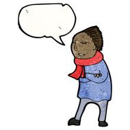 person in winter clothes cartoon N2