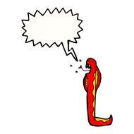 hissing snake cartoon N31