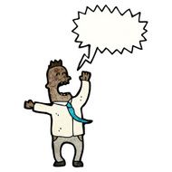 cartoon shouting man N59