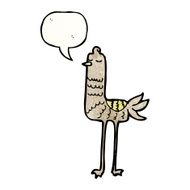 Cartoon Bird N458