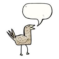 singing bird cartoon N20