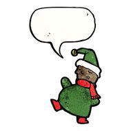 Cartoon Christmas Elf N117