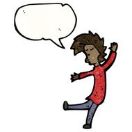 cartoon dancing man N71