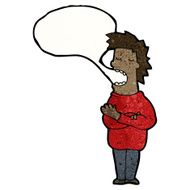 cartoon talking man N45