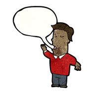 cartoon talking man N46