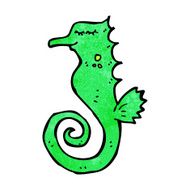 Cartoon Seahorse N42