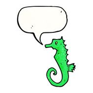 Cartoon Seahorse N43