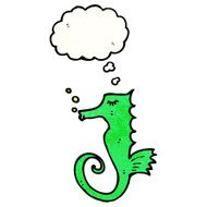 Cartoon Sea Horse N35