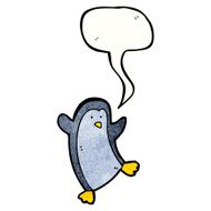 Cartoon penguin N103