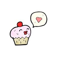 cartoon cupcake N180